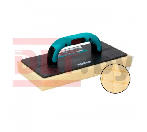 Губка строительная c ручкой для затирки BIHUI 280*140*30мм, сегментированная, арт.CFHSD11