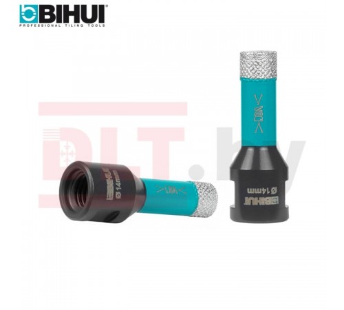 Коронка алмазная BIHUI для плитки и камня 14 мм DBDB14