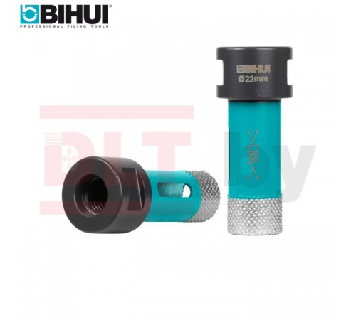 Коронка алмазная BIHUI для плитки и камня 22 мм DBDB22