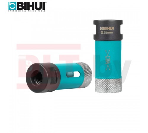 Коронка алмазная для плитки и камня BIHUI, 28мм (вакуумная пайка точной формы), арт.DBDB28