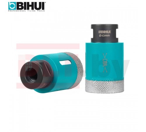 Коронка алмазная BIHUI для плитки и камня 43 мм DBDB43