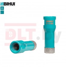 DBDF18 Коронка алмазная по керамограниту BIHUI, 18мм, вакуумная пайка