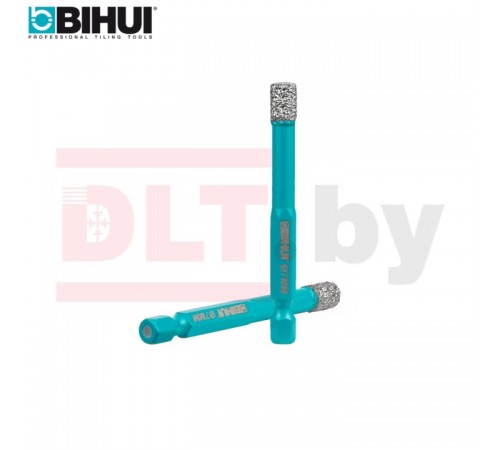 DBDQ07 Коронка алмазная BIHUI по керамограниту для дрели 7 мм