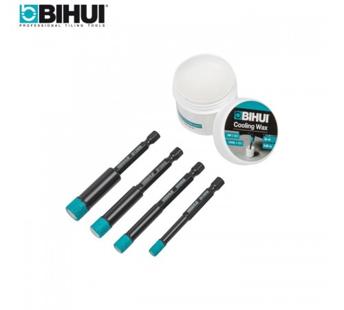 Набор алмазных коронок BIHUI (5 предметов), на дрель, арт.DBDQK5