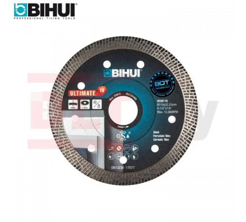 Алмазный диск BIHUI Ultimate, 115х1,4мм, арт.DCAB115
