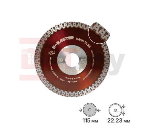 Диск алмазный BIHUI B-MASTER 115 мм DCDA115