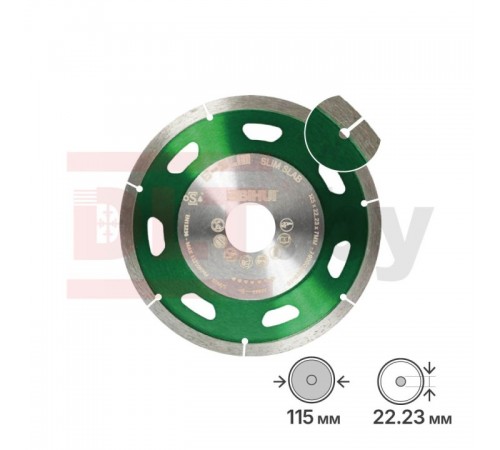 DCDS115 Диск алмазный BIHUI B-SLIM, 115мм