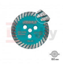 Диск алмазный BIHUI MINI THIN TURBO 60мм (сменная часть), арт.DCW60-SB