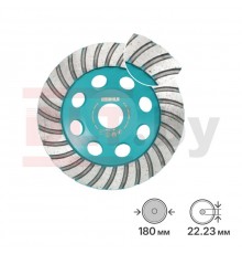 Алмазный шлифовальный диск (алмазная чашка) BIHUI PROFESSIONAL TURBO 180мм, арт.DCWT7