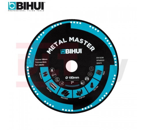Диск алмазный BIHUI METAL MASTER 180 мм, арт.DSBC180