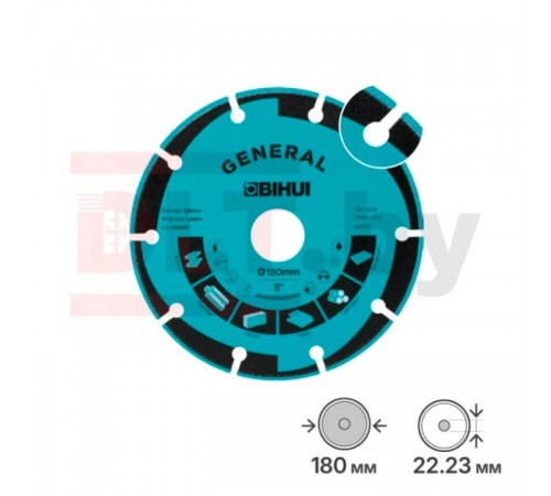 Диск алмазный BIHUI, 180мм, арт. DSBM180