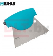 Шпатель зубчатый BIHUI со сменным лезвием B11, арт.FTSCB11