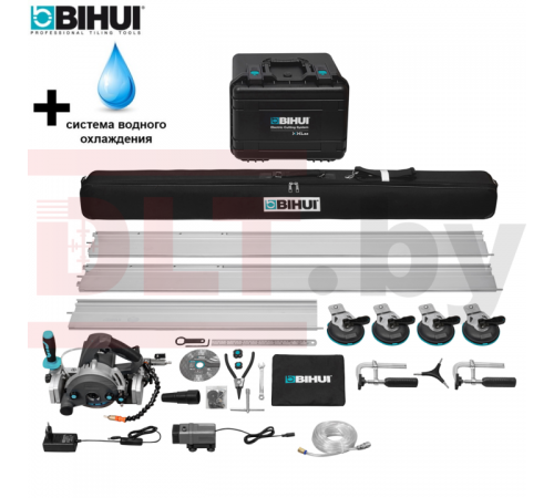 Электрический плиткорез для крупноформатной плитки BIHUI (рез до 3.2м), 5 поколение + водяное охлаждение, арт.LFEC5MR water (LFRS5+LFEC5+LFEC5-CP)