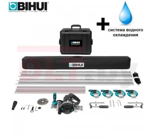 Электрический плиткорез для крупноформатной плитки BIHUI+ водяное охлаждение, арт.LFECMR water (LFRS+LFEC+LFECP)