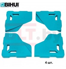 Протектор угла плитки BIHUI (защитный уголок для крупноформата), набор 4шт, 12-13мм, арт.LFTP13