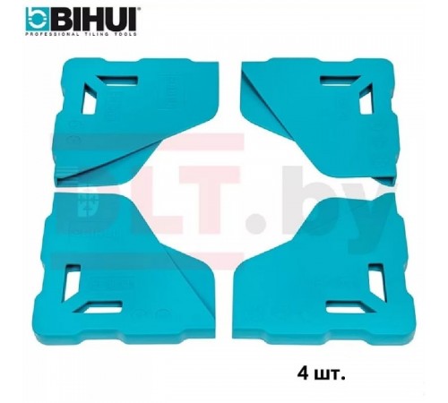 Протектор угла плитки BIHUI (защитный уголок для крупноформата), набор 4шт, 12-13мм, арт.LFTP13