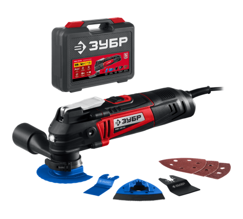 МФИ-500 КН Реноватор ЗУБР OQIS 500Вт, набор насадок, кейс