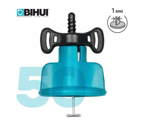 Система выравнивания плитки (СВП многоразовая) BIHUI 1 мм, 50 шт., арт.TSL1MM