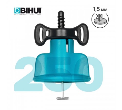 Система выравнивания плитки (СВП многоразовая) BIHUI 1,5 мм, 250 шт., арт.TSL250