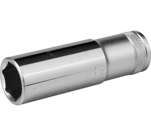 27807-17_z01 Торцовая головка KRAFTOOL INDASTRIE QUALITAT хромосатинированная 1/2, Cr-V, FLANK, 17мм