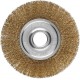 35187-125_z01 Щетка дисковая для УШМ ЗУБР витая стальная латунированна проволока 0,3мм, 125мм х 22мм