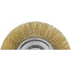 35187-150_z01 Щетка дисковая для УШМ ЗУБР витая стальная латунированна проволока 0,3мм, 150мм х 22мм