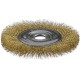 35187-150_z01 Щетка дисковая для УШМ ЗУБР витая стальная латунированна проволока 0,3мм, 150мм х 22мм