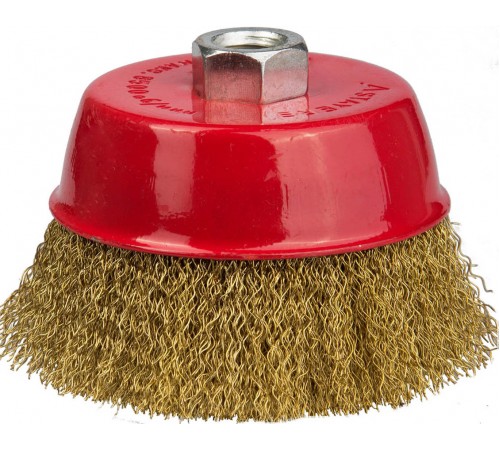 35125-060_z01 Щетка чашечная для УШМ STAYER PROFESSIONAL, витая стальная проволока 0,3мм, 60ммхМ14