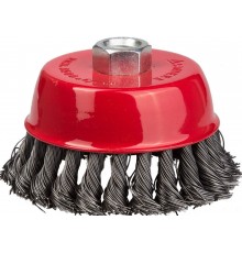 35128-080_ z01 Щетка чашечная для УШМ STAYER PROFESSIONAL, жгут. стальная проволока 0,5мм, 80ммхМ14