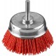 35165-075_z02 Щетка чашечная для дрели ЗУБР Профессионал нейл.проволока с абраз.покр. 75мм