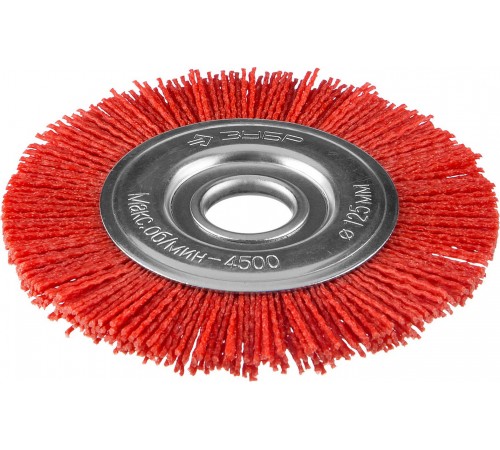 35160-125_z01 Щетка дисковая для УШМ ЗУБР Профессионал нейл.пров.125мм х 22мм