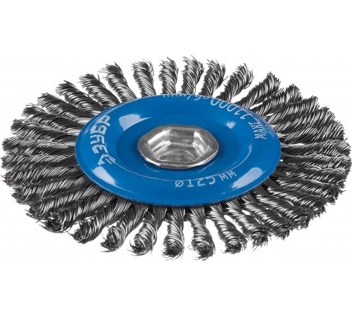 Щетка дисковая для УШМ ЗУБР 125мм, стальная проволоки 0,5мм 35192-125_z02