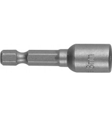 26390-08 Биты STAYER PROFI с торцовой головкой, Нат-драйвер, магнитная