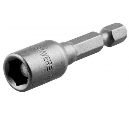 26390-08 Биты STAYER PROFI с торцовой головкой, Нат-драйвер, магнитная