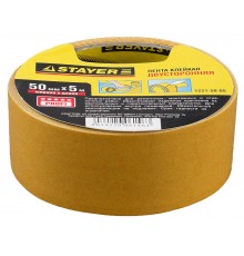 1221-50-05 Лента клейкая STAYER MASTER двусторонняя на полипропиленовой основе, 50мм х 5м
