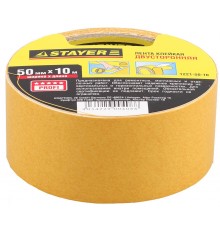 1221-50-10 Лента клейкая STAYER MASTER двусторонняя на полипропиленовой основе, 50мм х 10м