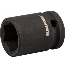 27940-19_z01 Торцовая головка KRAFTOOL INDASTRIE QUALITAT ударная 1/2, FLANK, Cr-Mo, 19мм