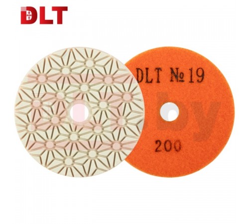 Круг алмазный гибкий шлифовальный DLT #200 №19 100мм 1952
