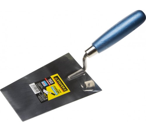 0830-16 Кельма STAYER PROFI трапеция, нерж. полотно. деревянная рукоятка, 160 мм