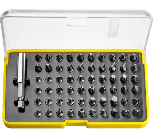 26084-H61 Набор бит STAYER SuperUniversal с магнитным адаптером 61шт