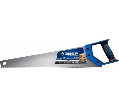 15075-50_z02 Ножовка по дереву ЗУБР Молния-5 500мм