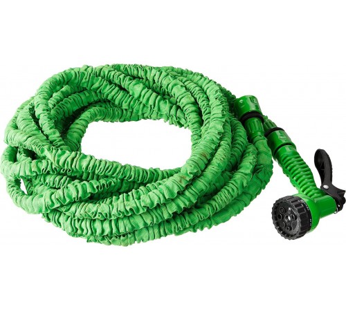 Пистолет поливочный РОСТОК Р-15, 5-15м, коннекторы, удлиняющийся шланг 428498-15