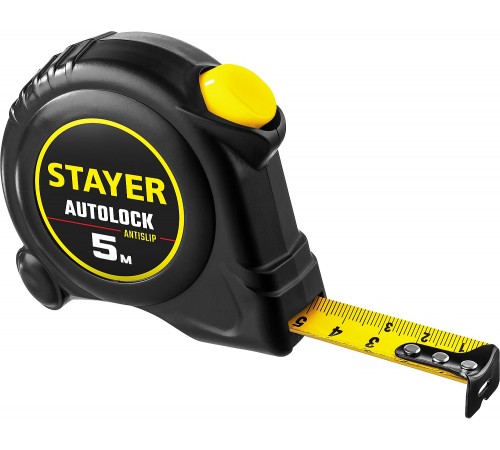 2-34126-05-19_z02 Рулетка с автостопом STAYER AutoLock 5мх19мм