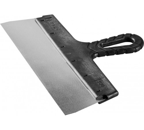 10077-30 Шпатель ЗУБР МАСТЕР фасадный, нерж. полотно, 300 мм