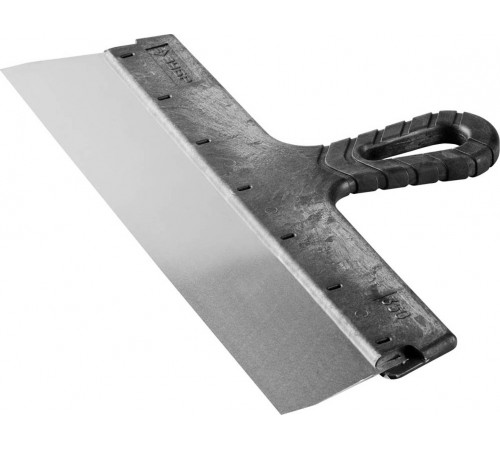 10077-35 Шпатель ЗУБР МАСТЕР фасадный, нерж. полотно, 350 мм