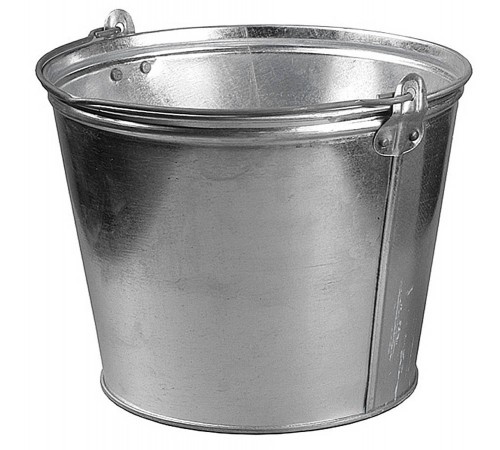 Ведро оцинкованное для непищевых продуктов 12л 39300-12