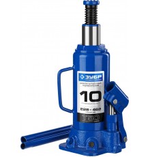 43060-10_z01 Домкрат ЗУБР 10 т бутылочный гидравлический Профессионал 225-462мм