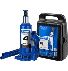 Домкрат ЗУБР 4 т бутылочный гидравлический в кейсе Профессионал 192-374мм 43060-4-K_z01