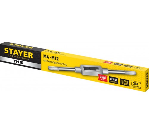 28035-5_z01 Метчикодержатель STAYER TH5 M4-M12 L=235мм