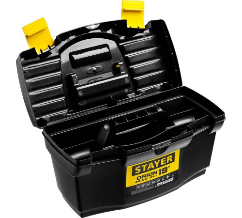 38110-18_z03 Ящик для инструмента STAYER ORION-19 пластиковый